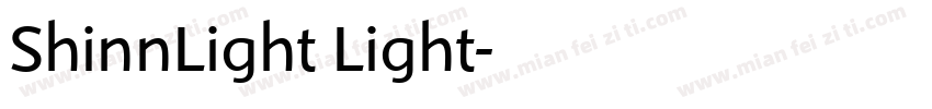 ShinnLight Light字体转换